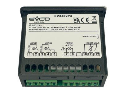Thermostat EVCO EV3402P3 P3 (12-24V)