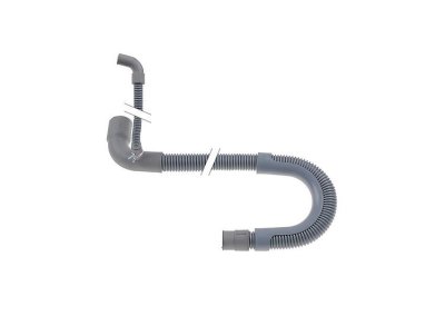 Drain hose DN20 L 2200/800mm straight ø inside 20mm straight ext. ø 27mm