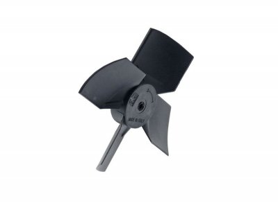 Fan blade plastic ø 100mm blowing Blade angle 30° 