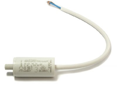 Start capacitor 3µF with cable 450V ø25x51mm