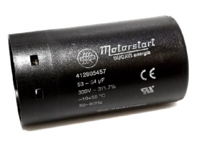Condensador de arranque 53–64 µF E08 – 330V 50/60Hz Ø36×70 mm