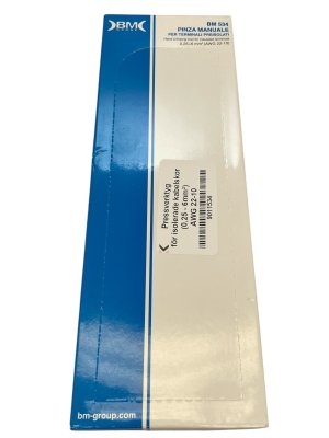 Crimping tool for insulated cable lugs (0.25 - 6mm²), AWG 22-10