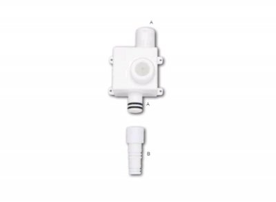 Drain trap (P-trap) horizontal/vertical