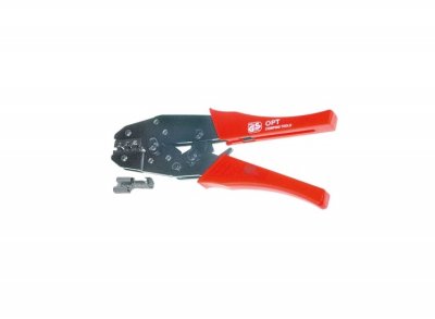  Crimping pliers Cable lugs with claws, non-insulated with replaceable gear/jaws Crimp range 0.5-6mm²