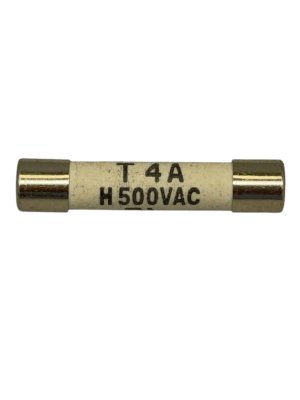 Fuse ceramic Slow acting 4A 500VAC 6,3x32mm (1pcs)