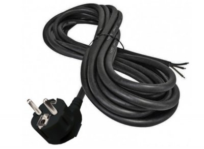 Power Supply Cable 3x1,5mm² Black
