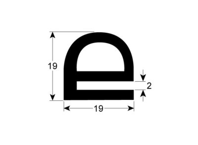 Dörrtätning Profil 0524 (pris/m) Rational