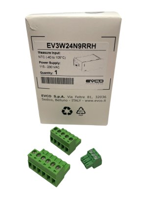 Termostat EVCO EV3W24 N9RRH NTC (ej ingår) 115-230 VAC