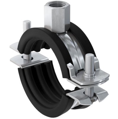 Rohrschelle mit zwei Schrauben und Schnellverschluss M8 12-16 1/4''