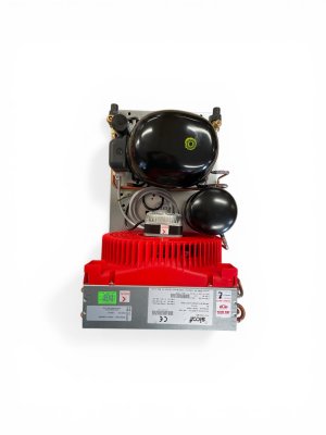 Luftkylt aggregat Embraco NEU2140GK R404A 8.78cm³ LBP 50Hz 230V med tank