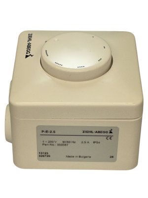 Nopeussäädin Ziehl-Abegg 2.5A 50/60Hz IP54 (230V)