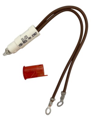 Signallampa Röd Ø9mm, 230V L:100mm med kabel