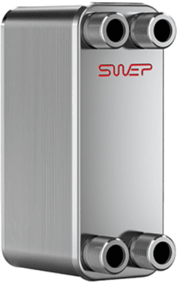 Plate heat exchanger SWEP, B5THx20/1P-SC-M, 4x3/4'' & 16 (20)