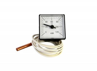 Termometer ARTHERMO Ø45mm (-40 till +40°C) med kapilärrör